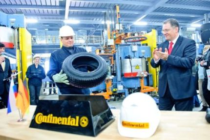 Компания Continental провела первые испытания оборудования шинного завода в Калуге