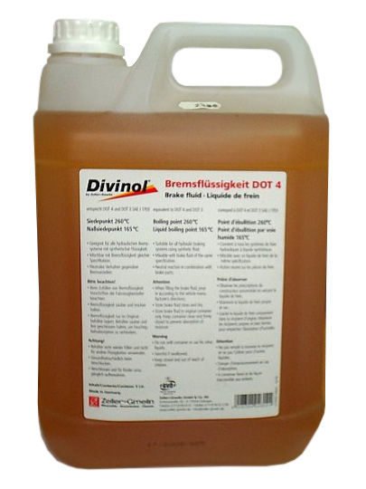 Тормозная жидкость Divinol Bremsflussigkeit DOT 4, 5 л